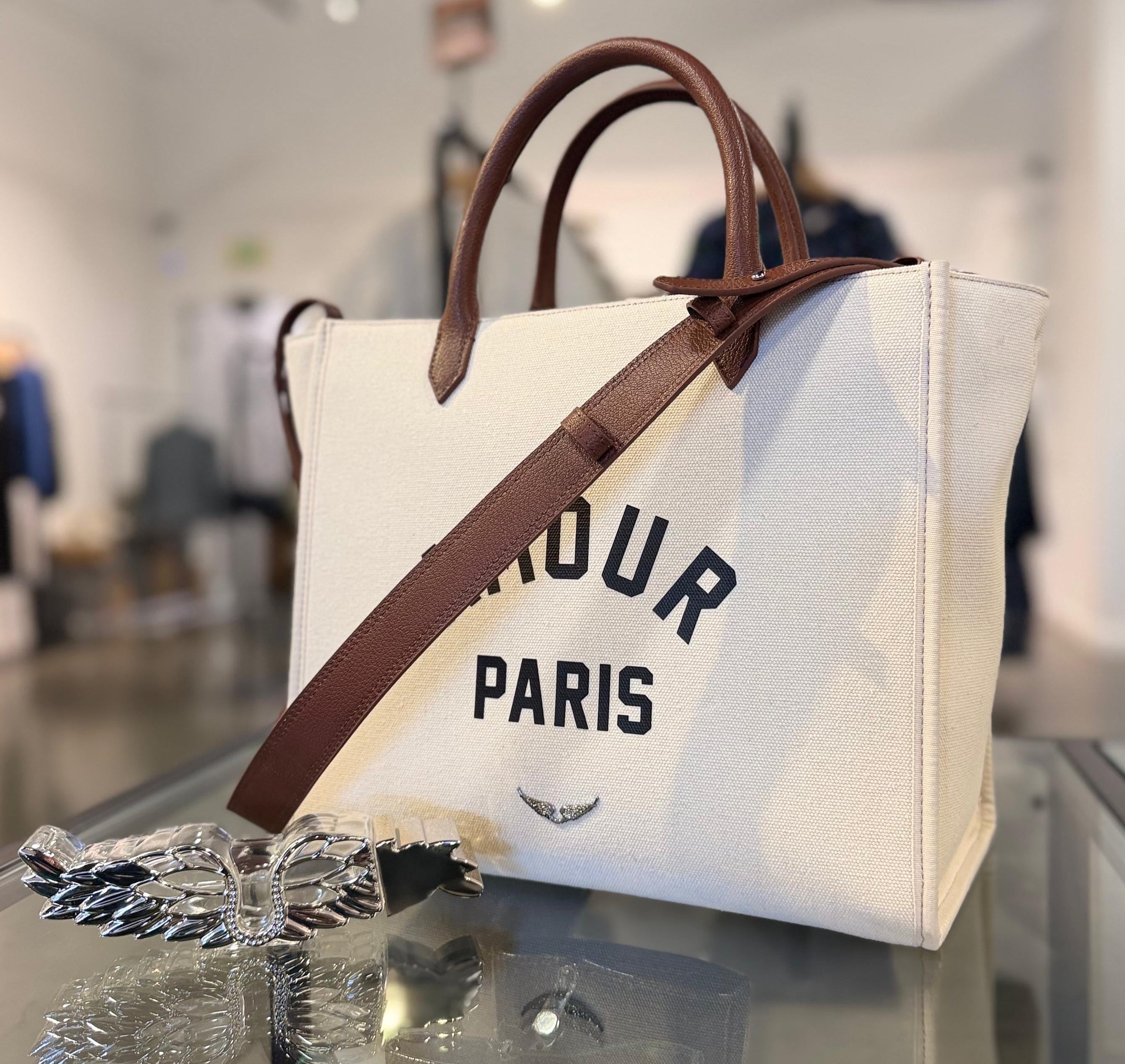 ZADIG & VOLTAIRE Amour Paris Tote Bag