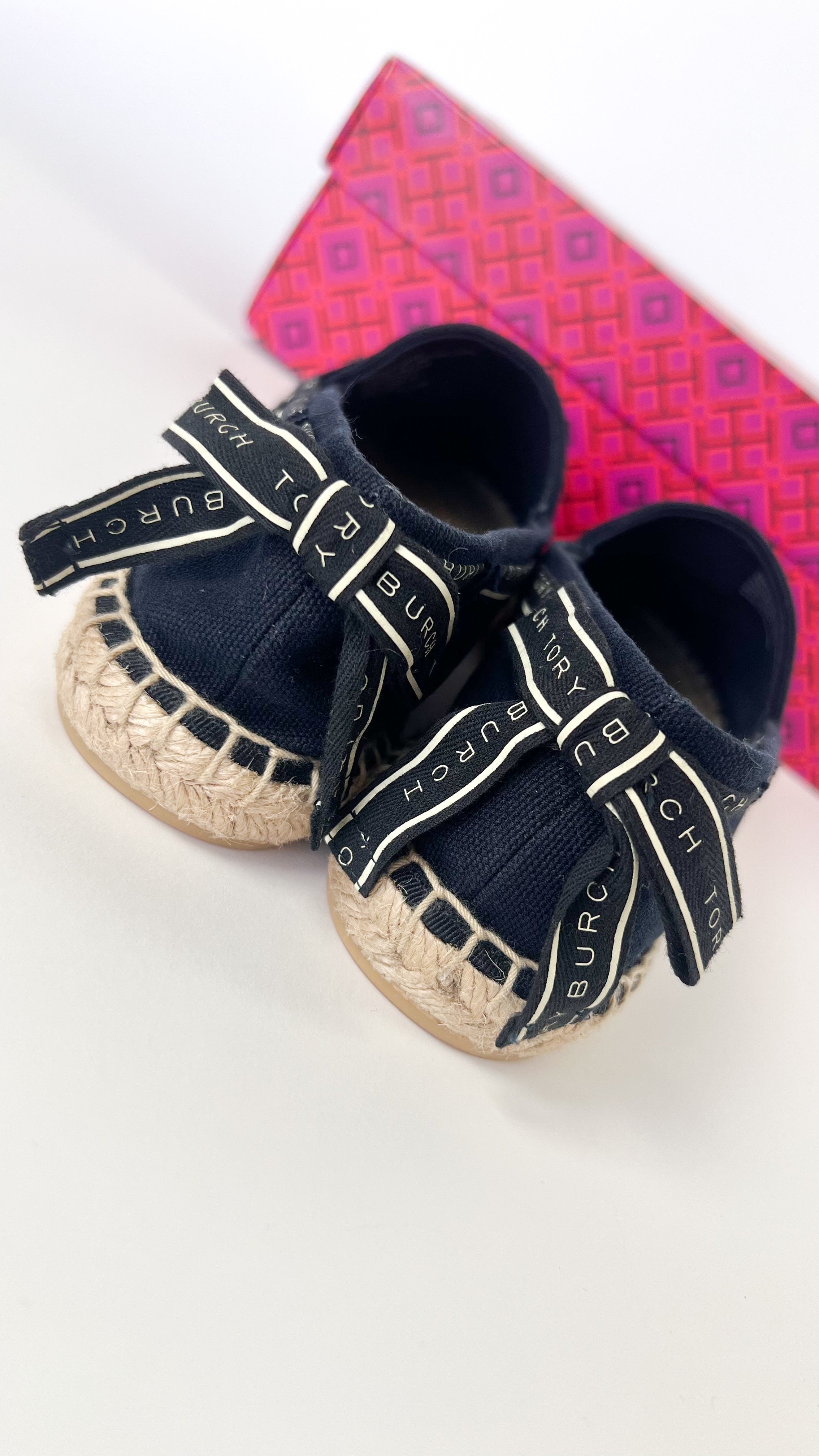 Tory Burch  Navy Espadrille