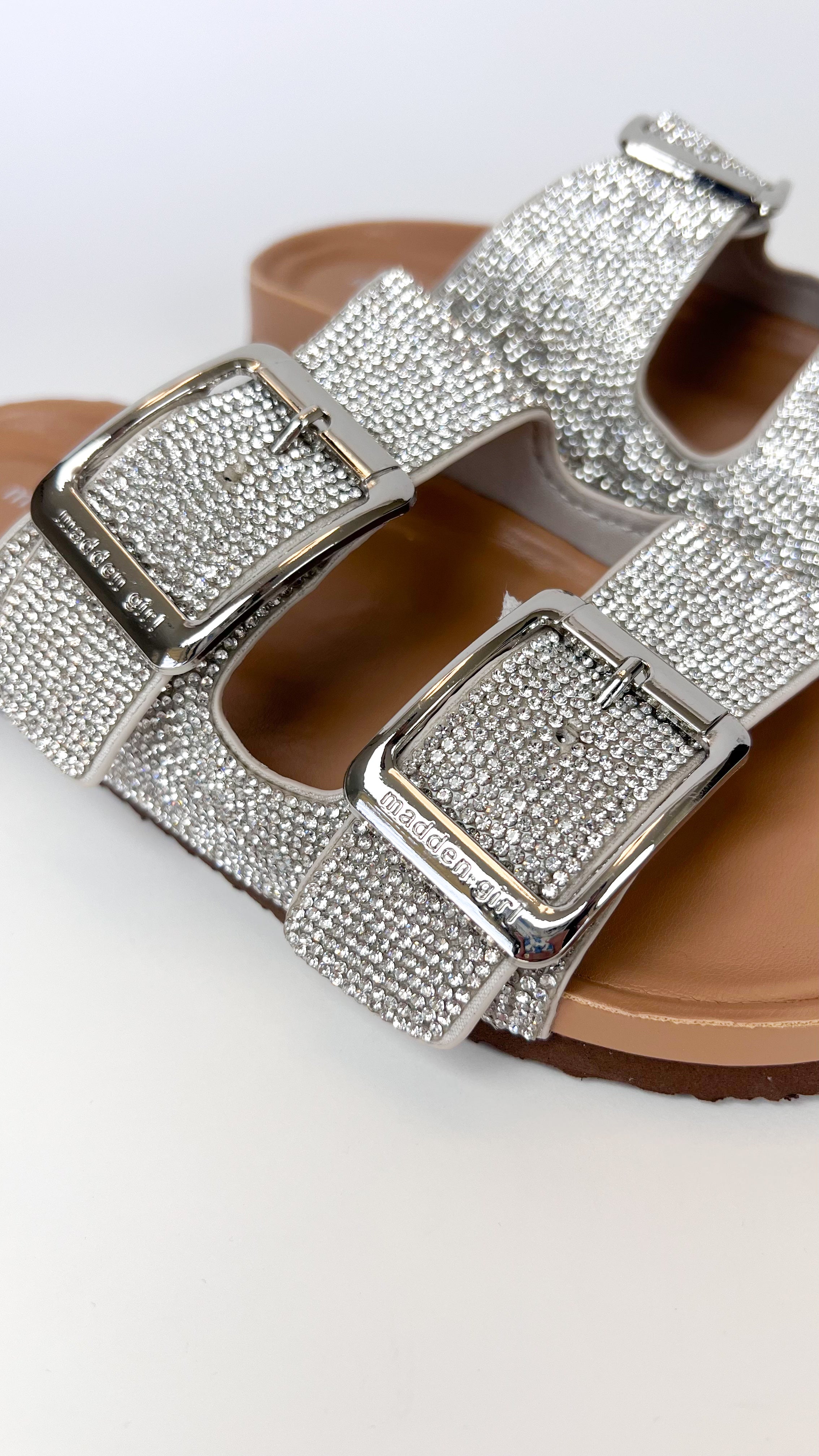 Madden Girl Bodie Sandal Silver