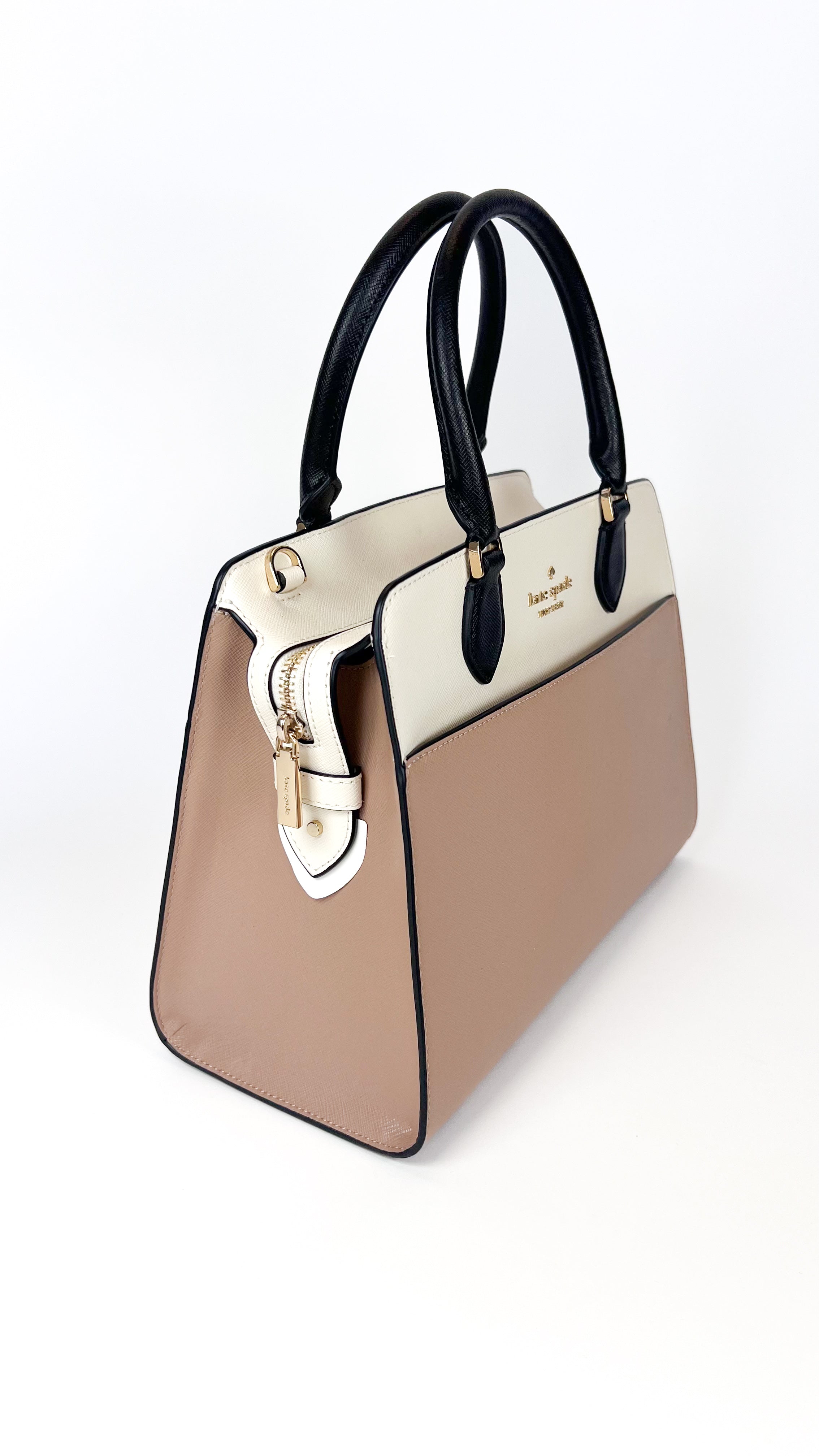 Kate Spade Madison Colorblock Saffiano Leather Medium Satchel